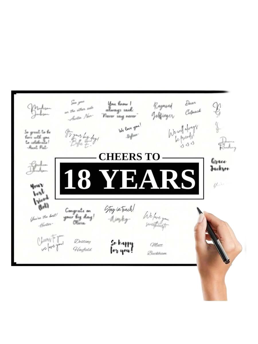 plakat urodzinowy na ścianę