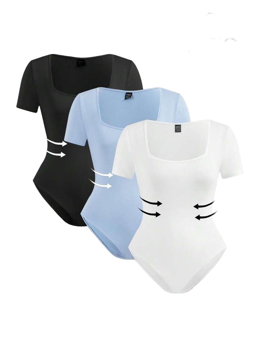 body krótki rękaw 3-pack