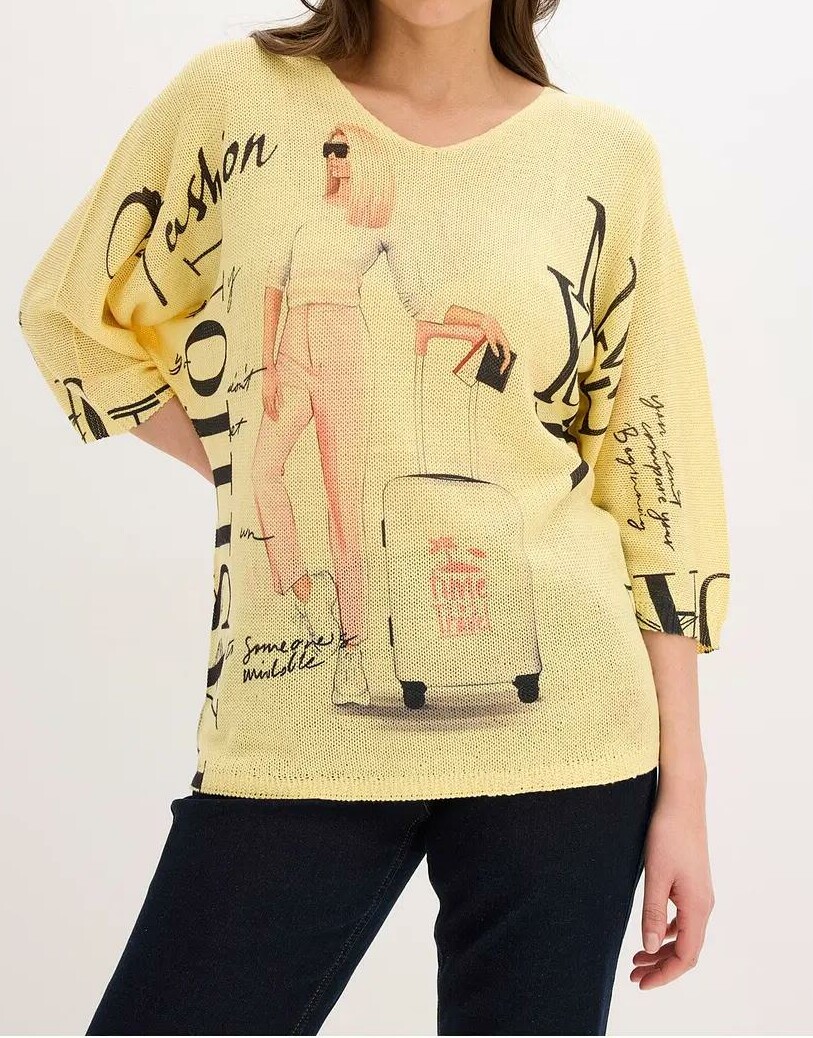 SWETER Z NADRUKIEM