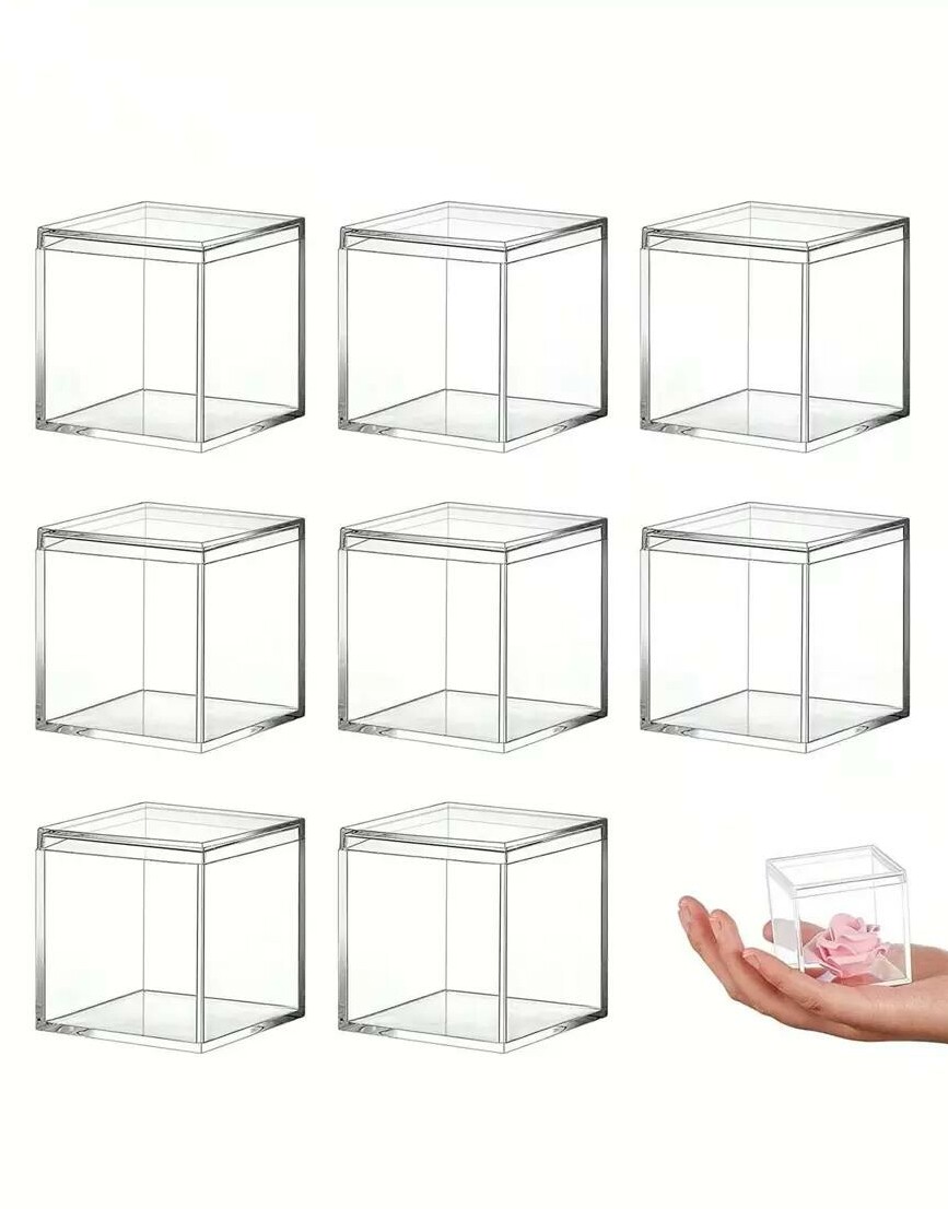 kwadratowe pudełko do przechowywania 7-pack