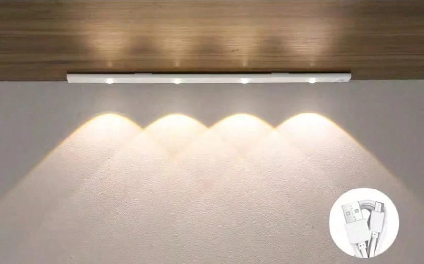 biała lampa LED