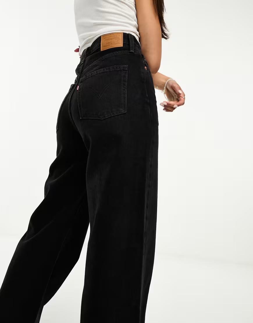 CZARNE SPODNIE JEANS