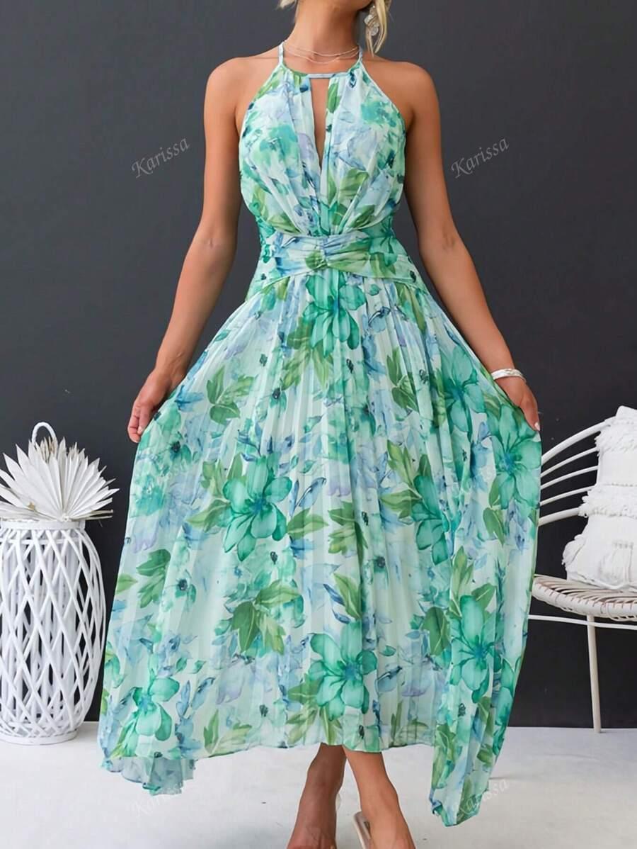 PLISOWANA SUKIENKA PRINT