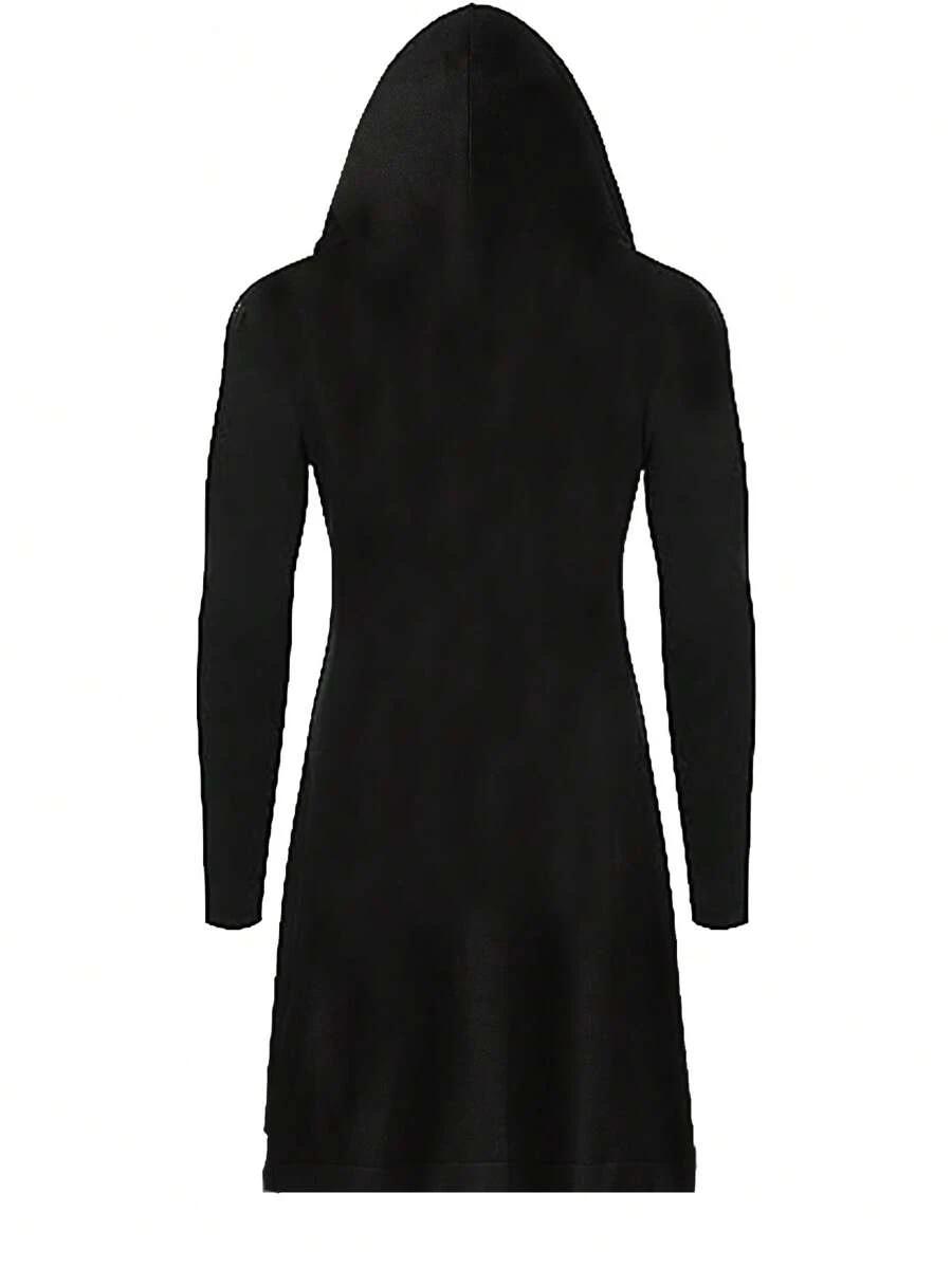 CZARNY SWETER KARDIGAN 