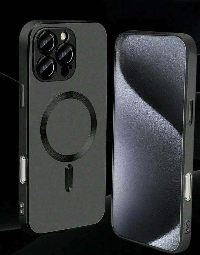 CZARNE ETUI NA TELEFON IPHONE 17 PRO MAX