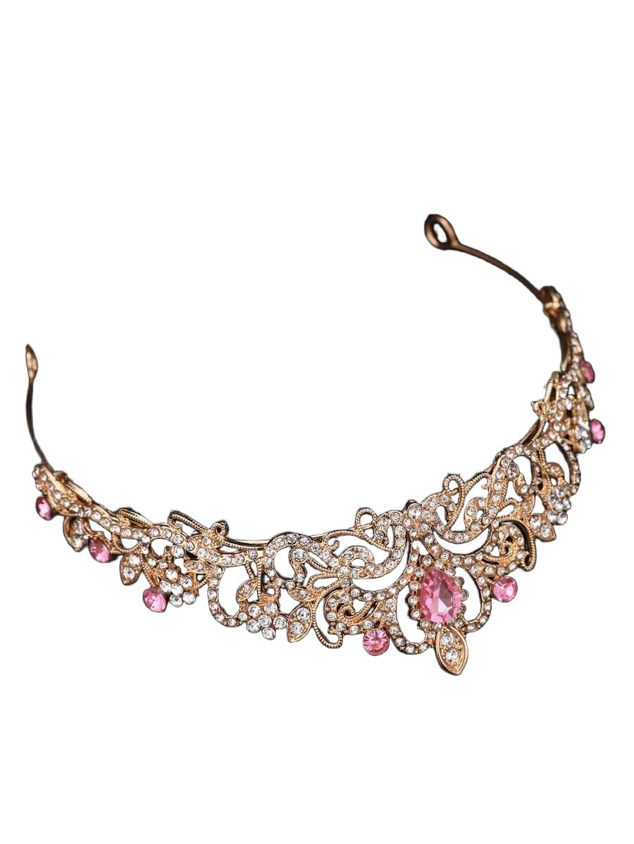 ZŁOTA TIARA ZDOBIENIE