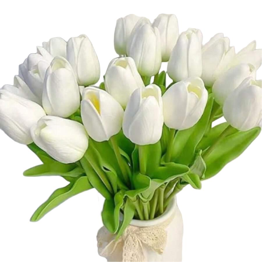 sztuczne kwiaty tulipan 18-pack