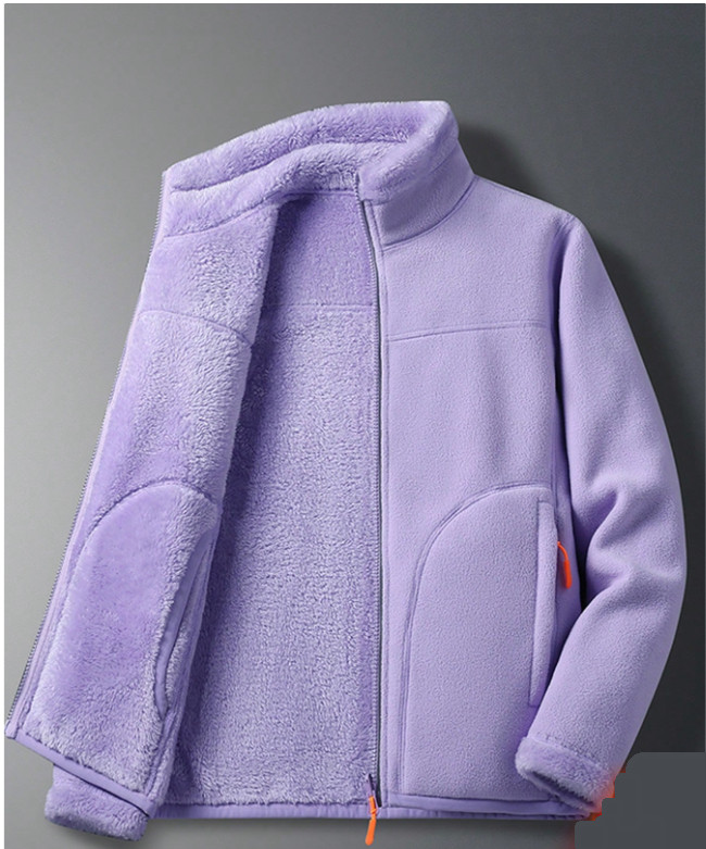 FIOLETOWA BLUZA POLAR 