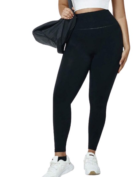 CZARNE LEGGINSY WYSOKI STAN