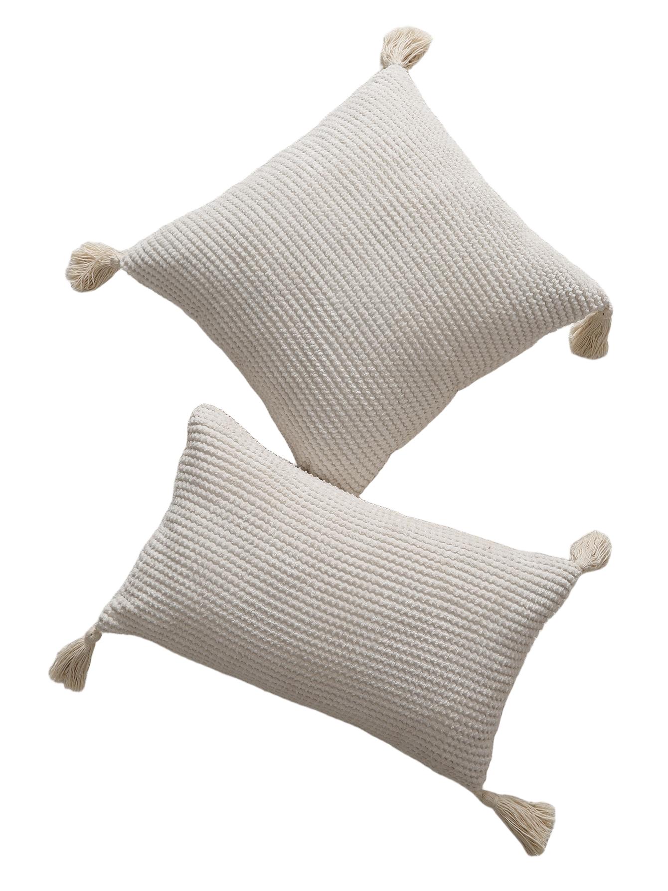 beżowa poszewka na poduszkę 2-pack