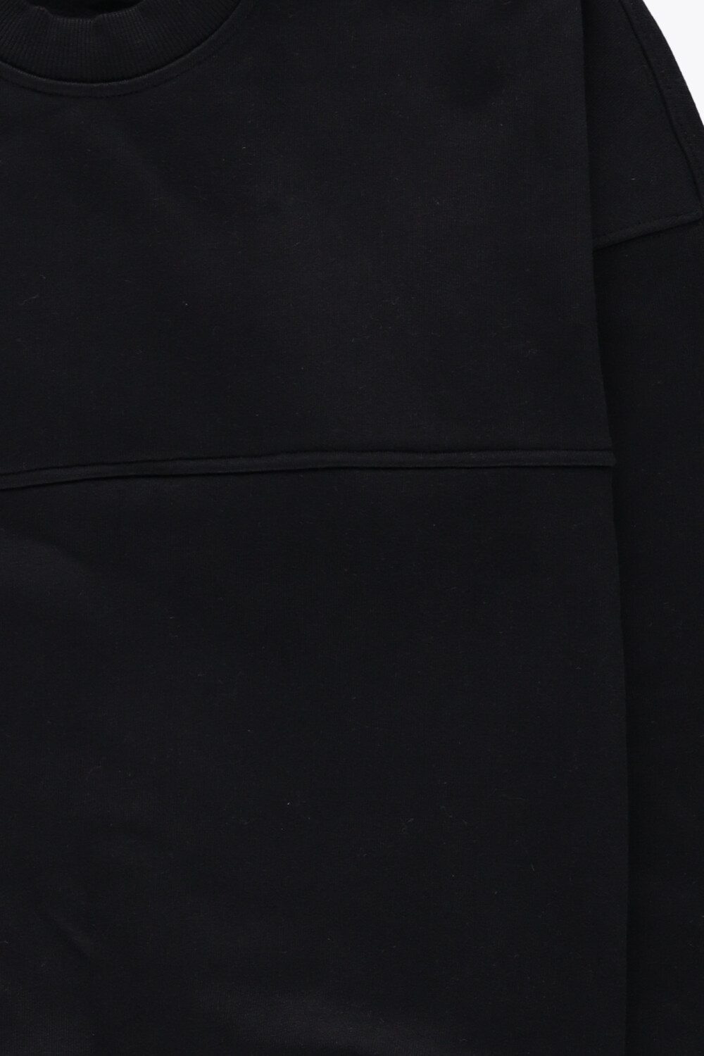 czarna prosta bluza dresowa bawełna 