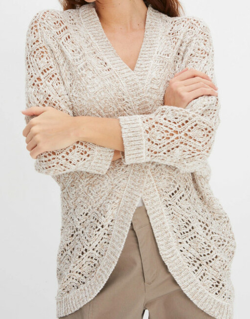 SWETER BEZ ZAPIECIA