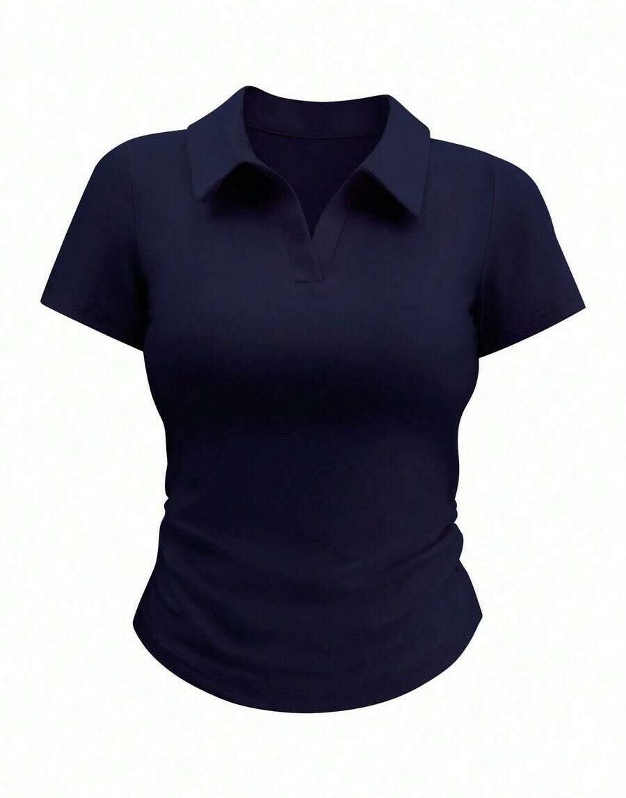 granatowa koszulka polo