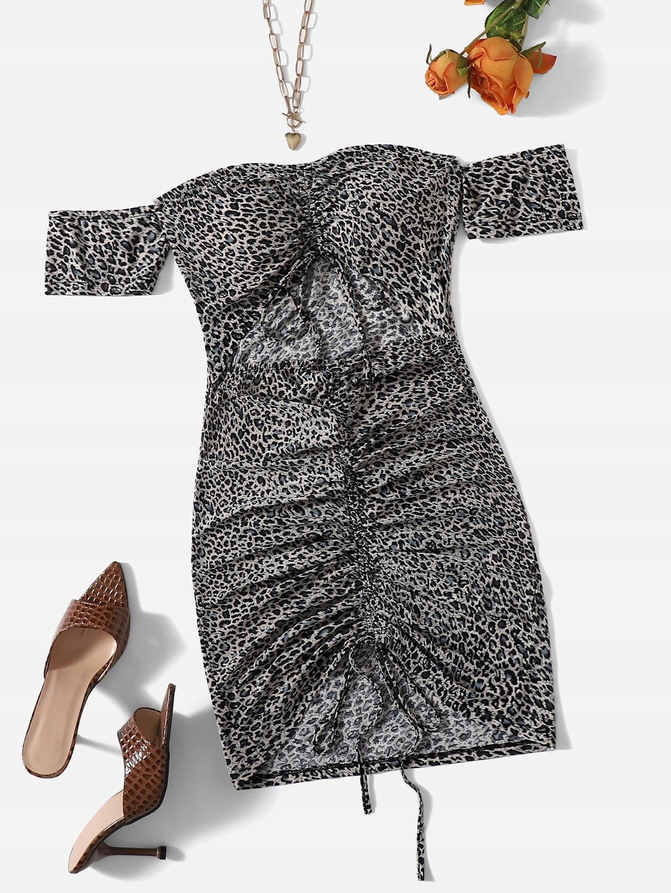 MINI SUKIENKA ANIMAL PRINT 