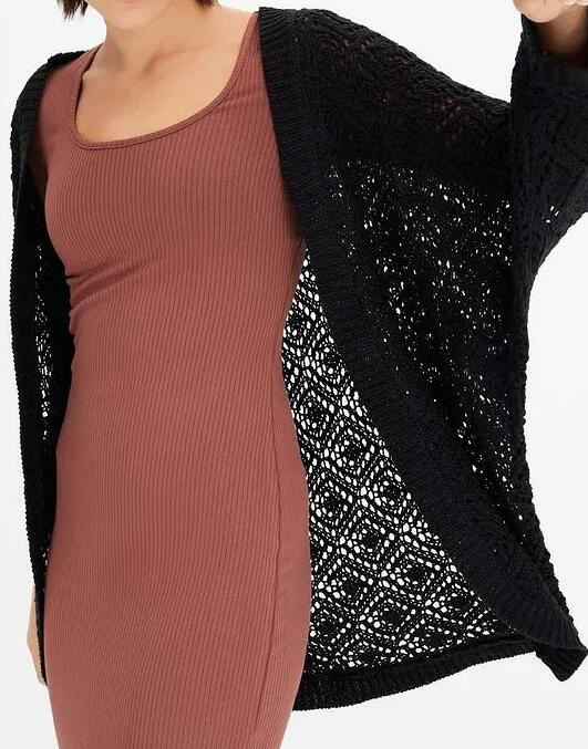 SWETER BEZ ZAPIĘCIA O SPLOCIE