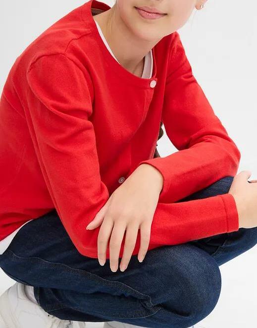 SWETER ROZPINANY Z DZIANINY 