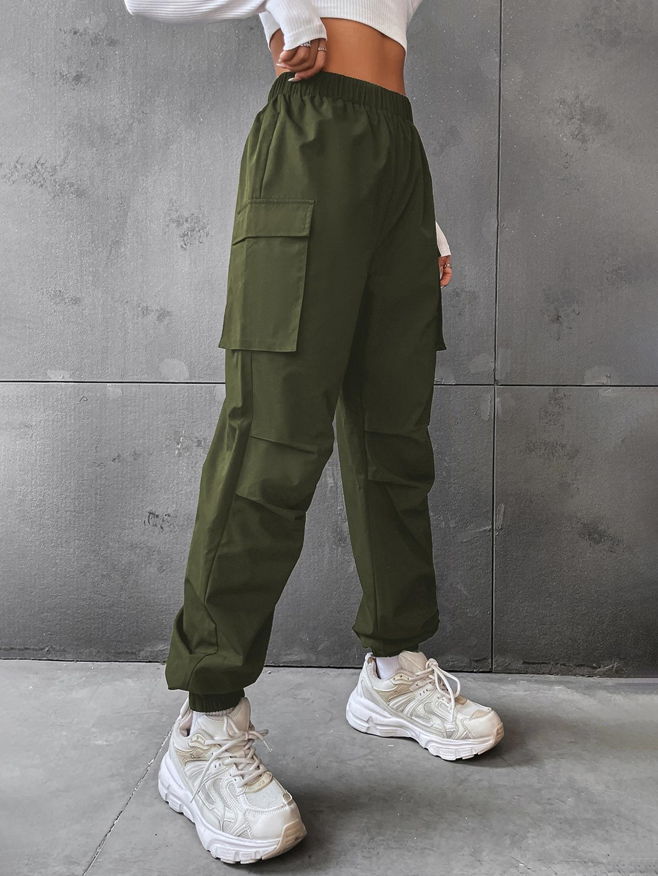 ZIELONE SPODNIE CASUAL