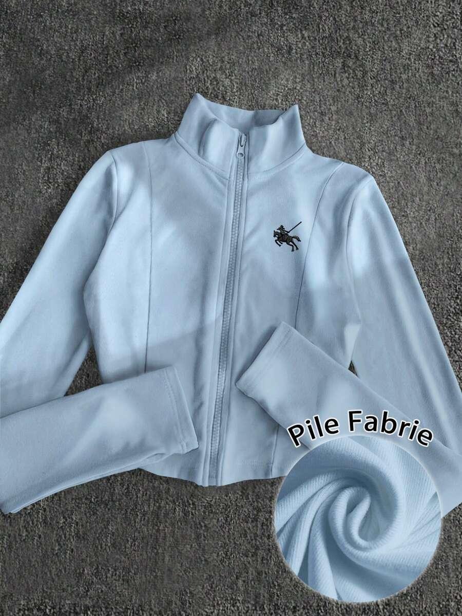 NIEBIESKA BLUZA zamek