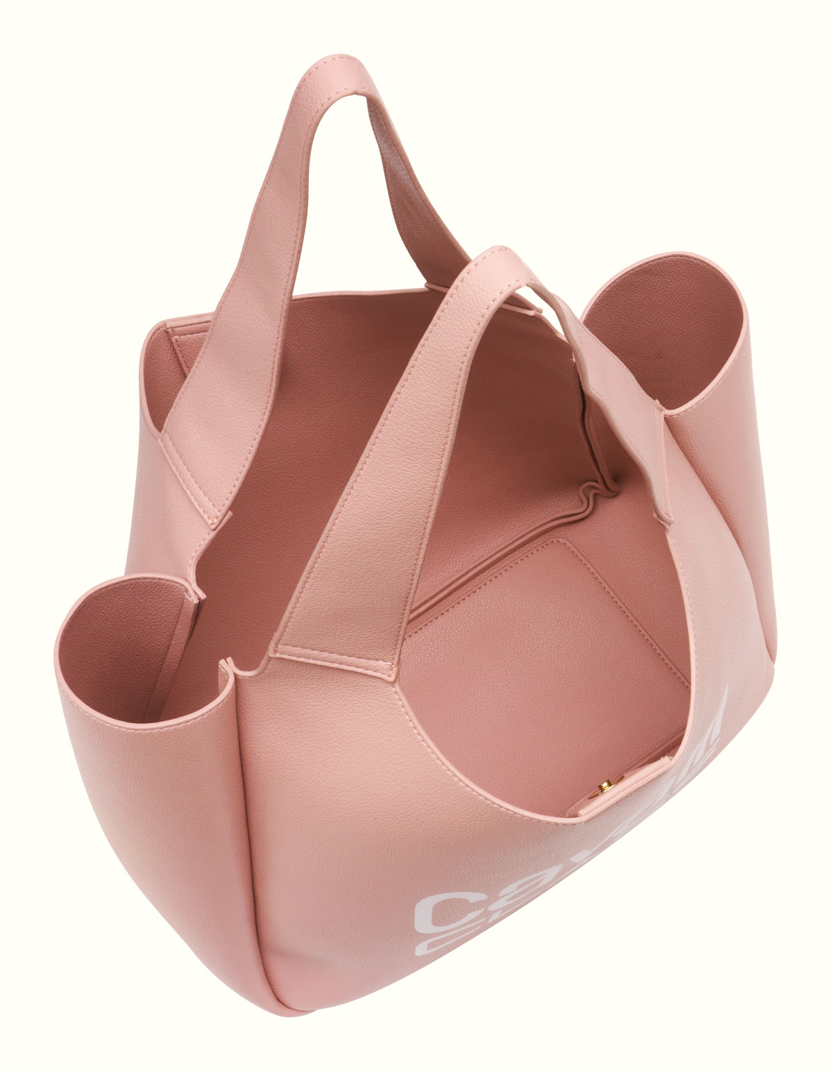 RÓŻOWA TOREBKA SHOPPER ARIANNA LOGO