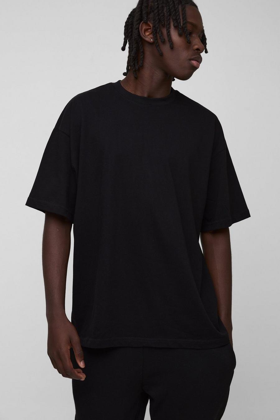 CZARNY T-SHIRT BASIC