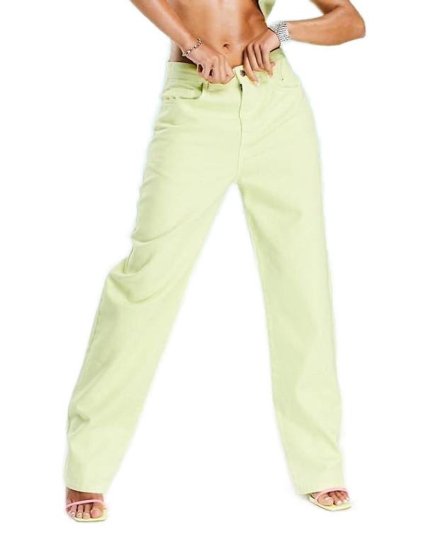 SPODNIE DAD JEANS