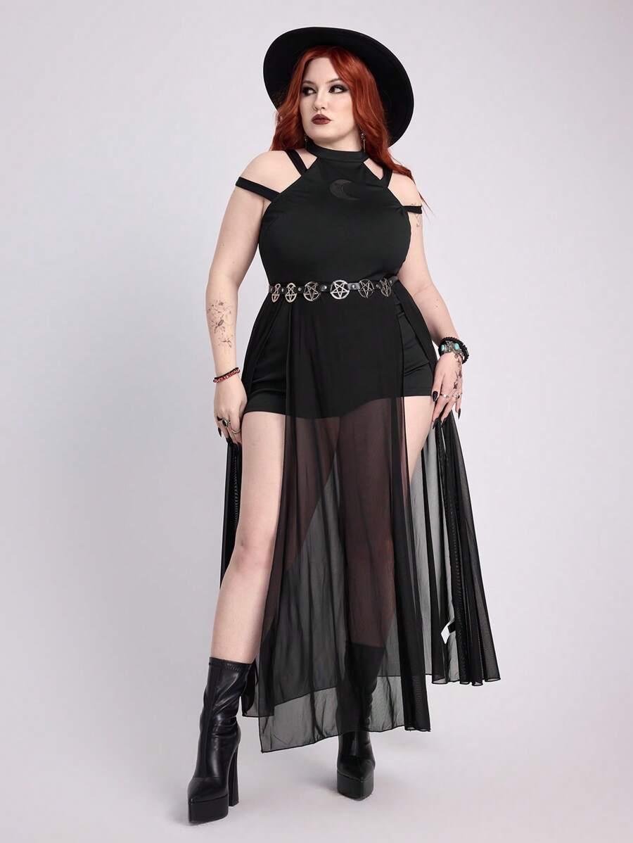 czarna sukienka tiul