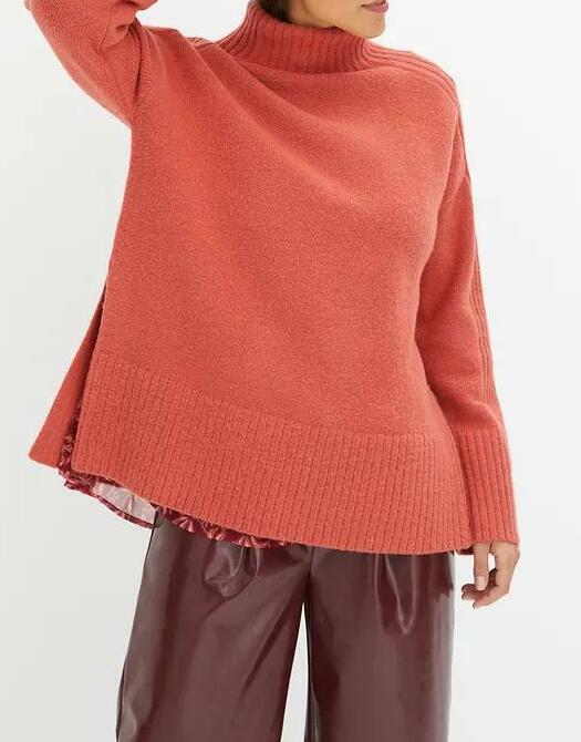 SWETER DAMSKI Z GOLFEM