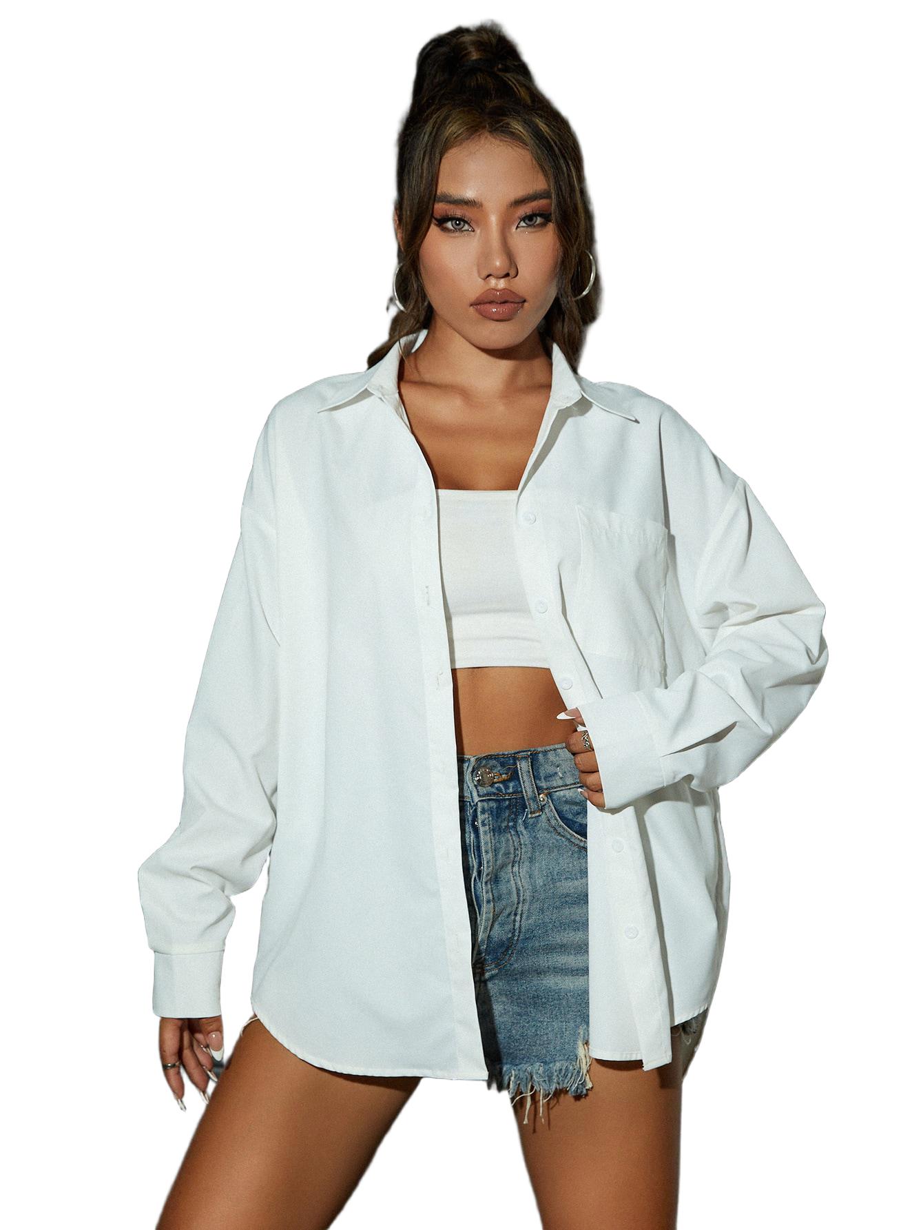BIAŁA KOSZULA OVERSIZE