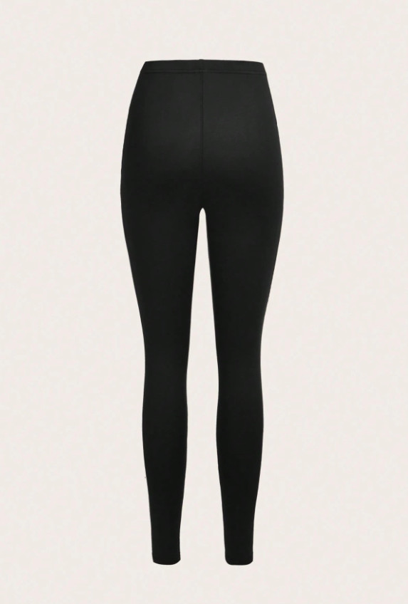 klasyczne czarne legginsy basic