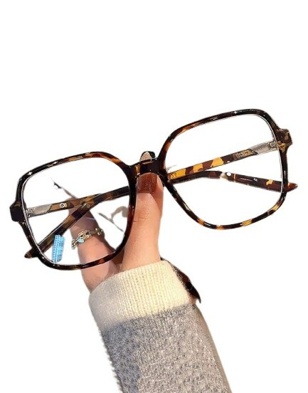 BRĄZOWE OKULARY ZERÓWKI