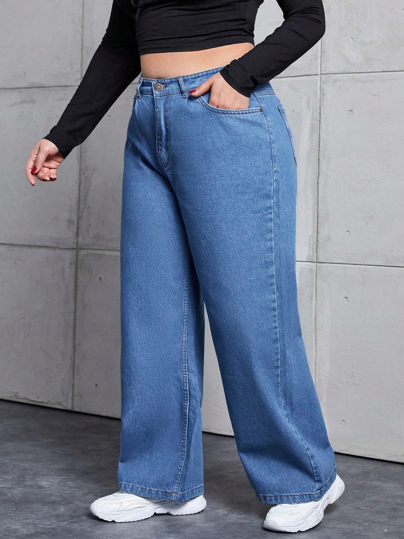NIEBIESKIE SPODNIE JEANS