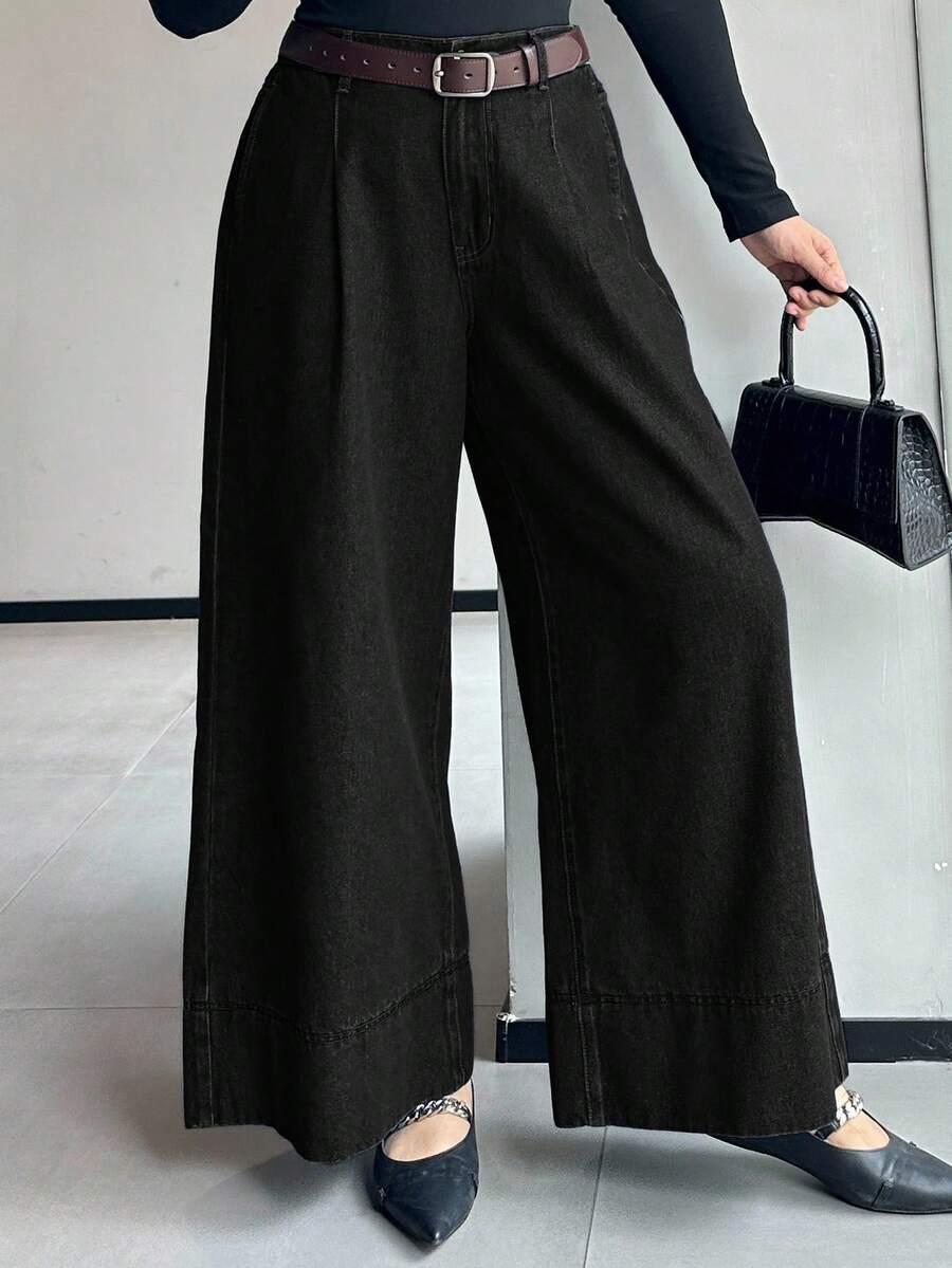 szare spodnie jeans 