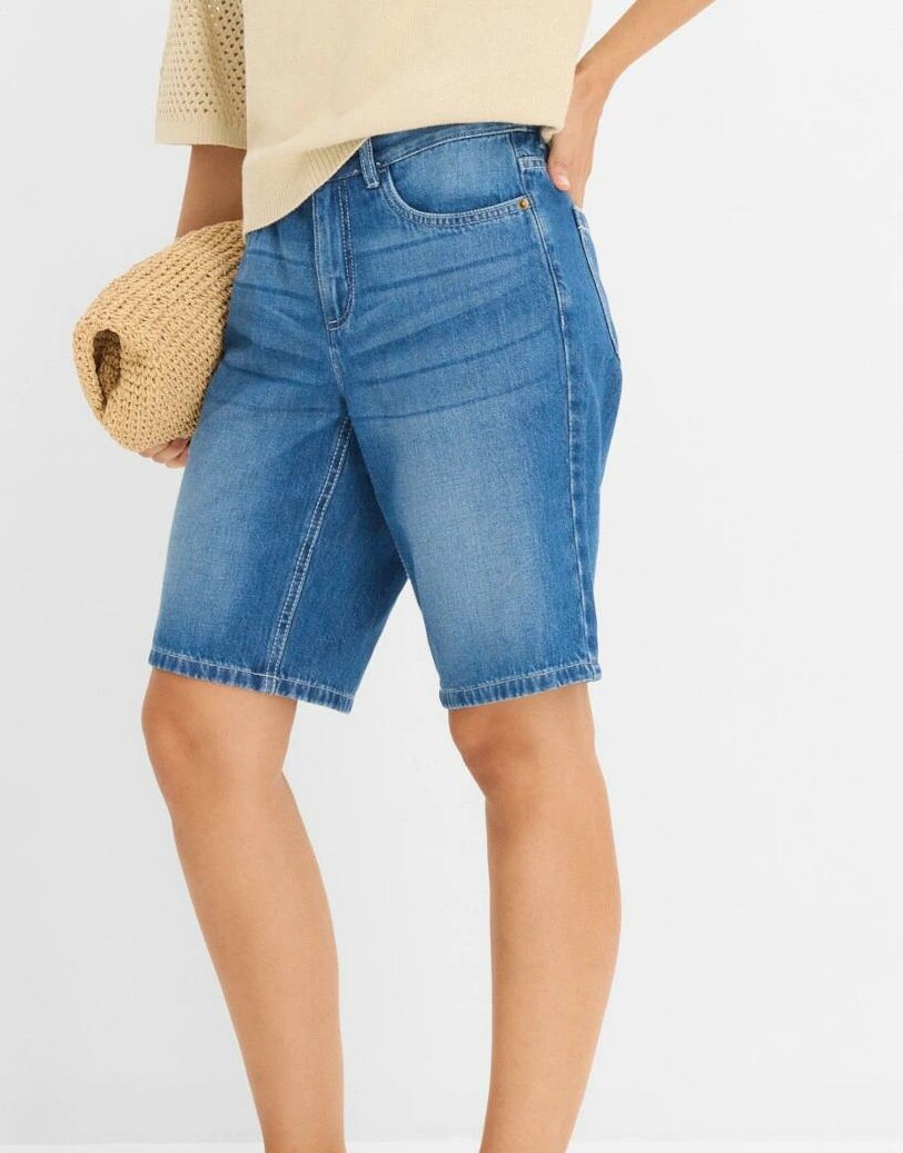 BERMUDY JEANSOWE DAMSKIE