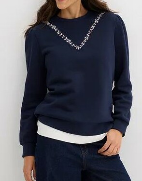 BLUZA Z HAFTEM