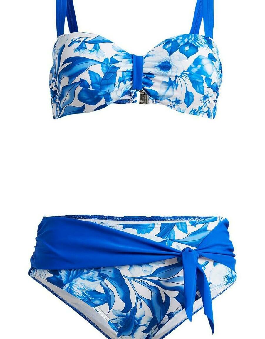 KOMPLKET BIKINI W ROSLINNY WZÓR 80C