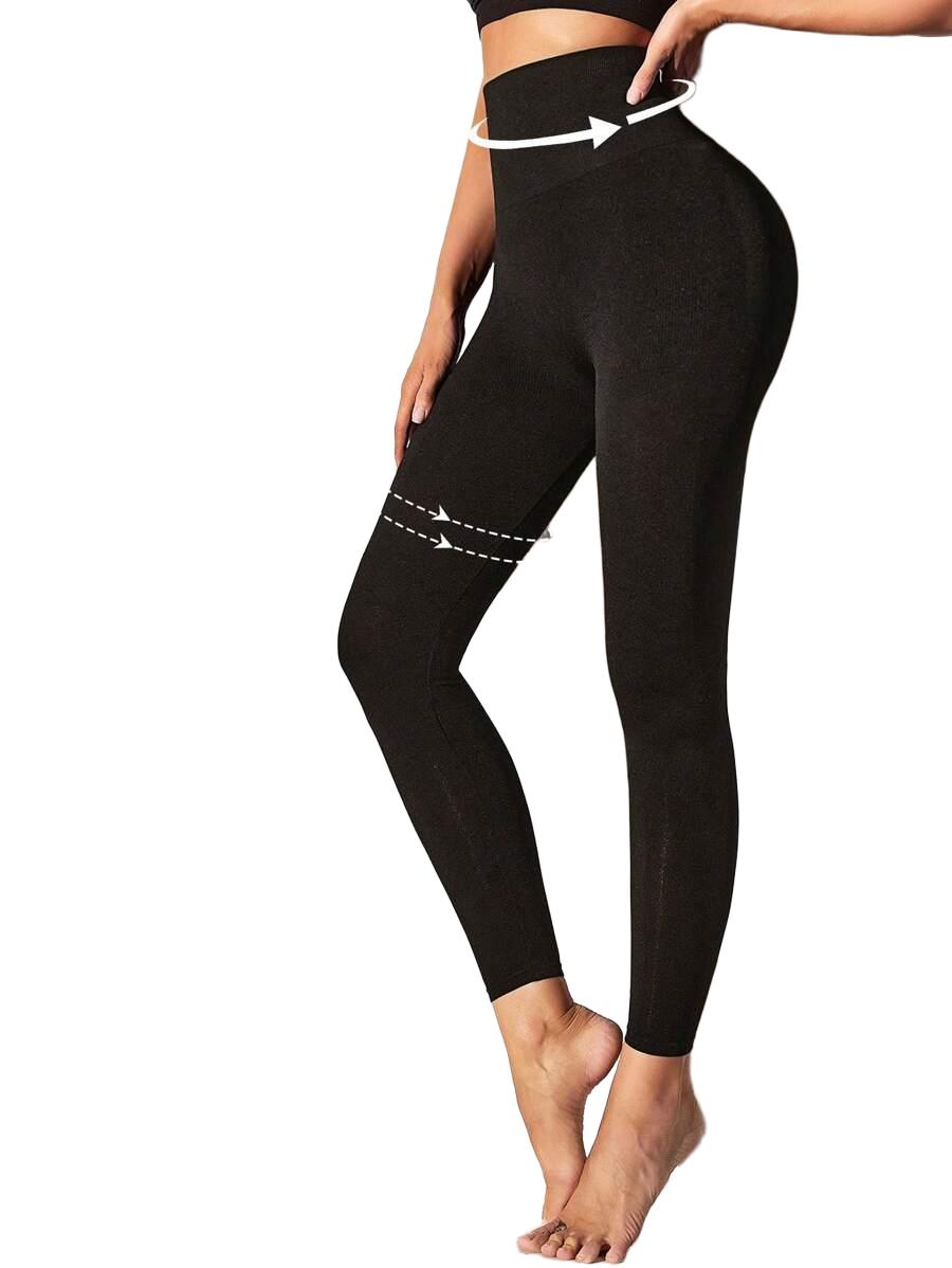 CZARNE LEGGINSY WYSOKI STAN