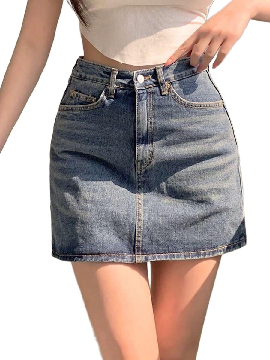 SPÓDNICA MINI PROSTA