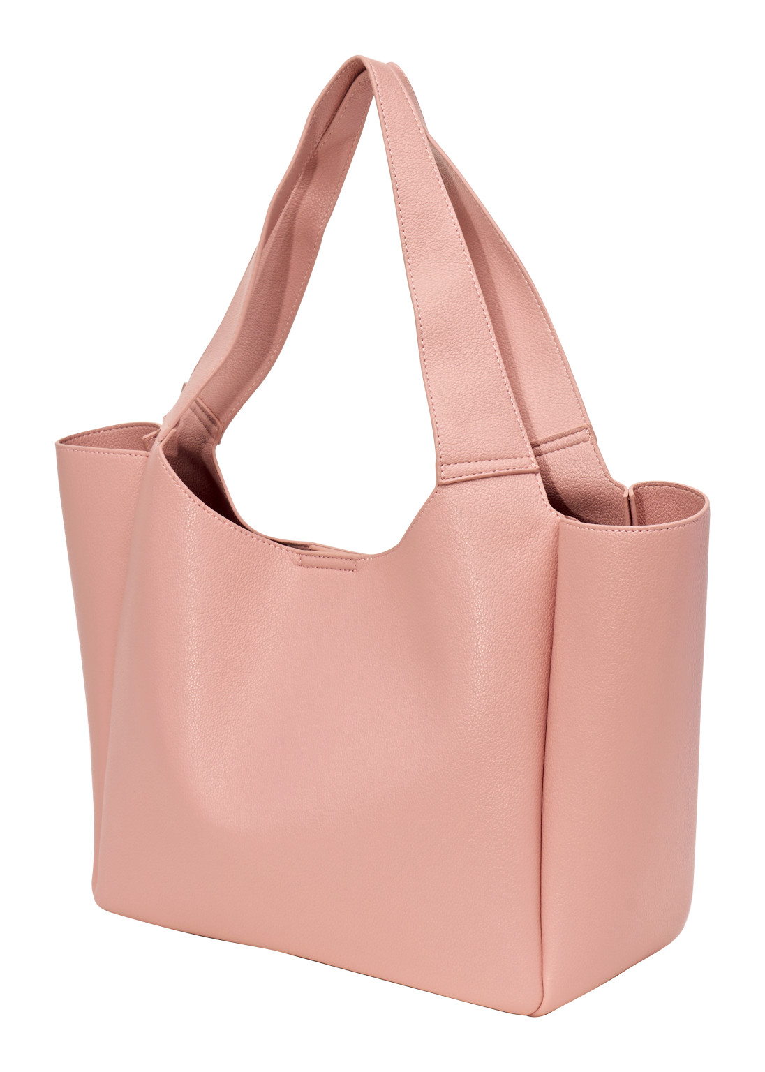 RÓŻOWA TOREBKA SHOPPER ARIANNA LOGO