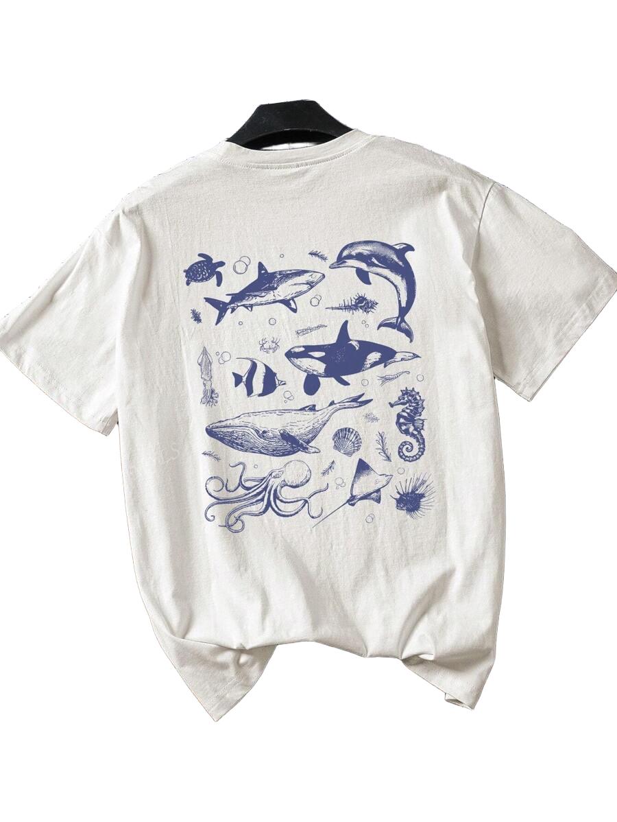 T-SHIRT Z NADRUKIEM