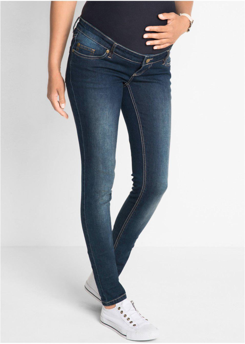 CIĄŻOWE SPODNIE JEANS RURKI