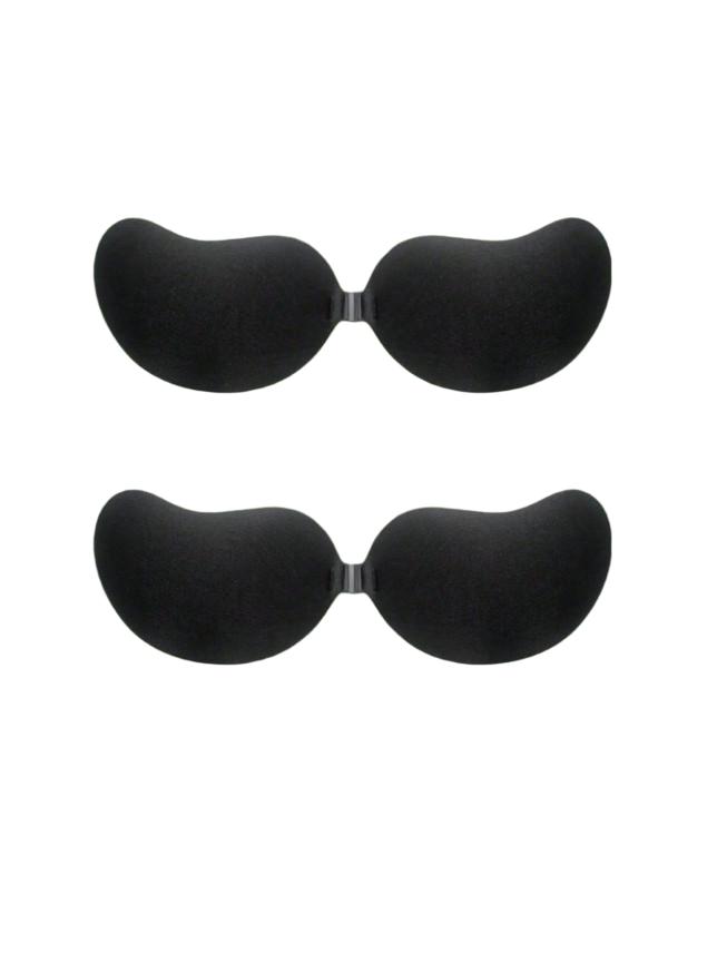 czarny samonośny biustonosz 2-pack