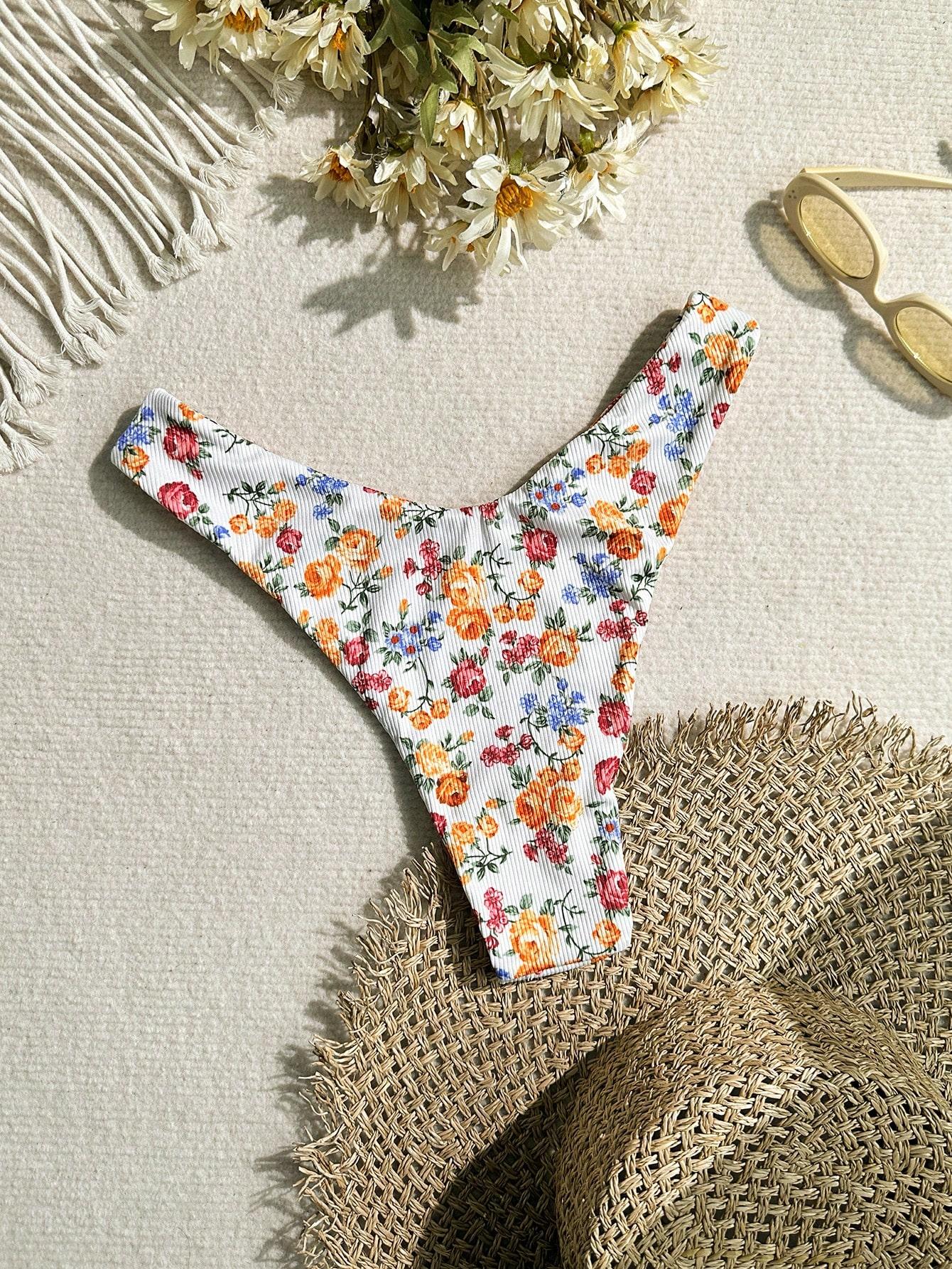 DÓŁ OD BIKINI KWIATY