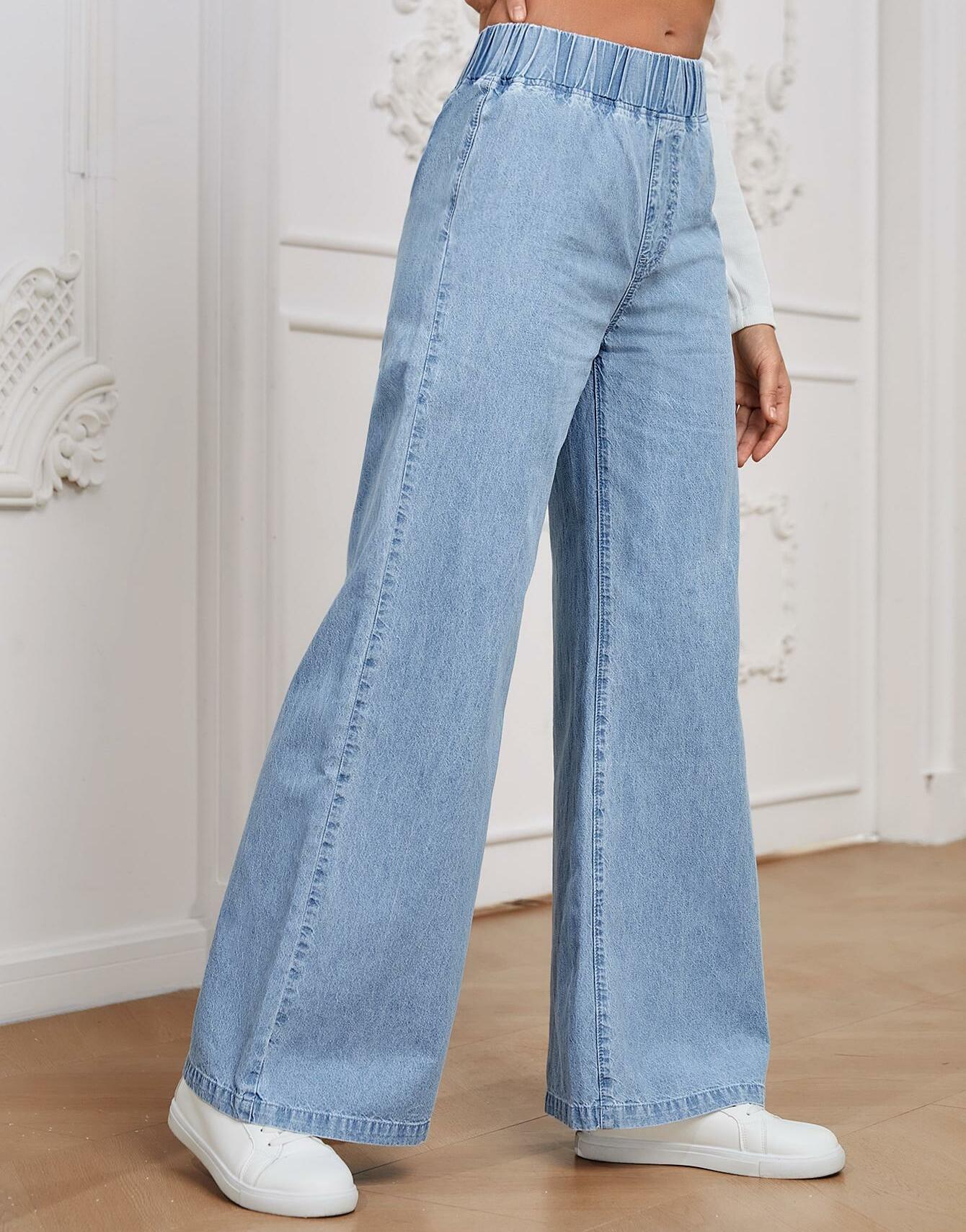 NIEBIESKIE SPODNIE JEANS 