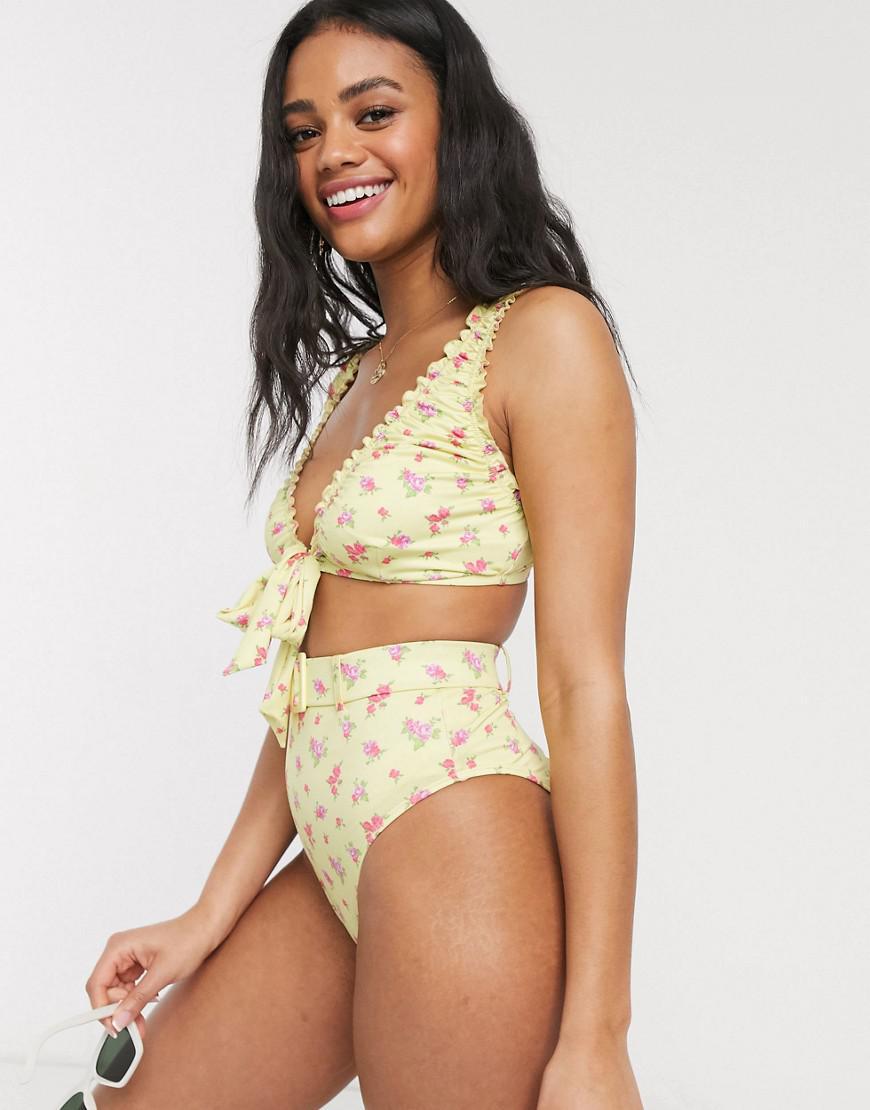 DÓŁ OD BIKINI FLORAL PRINT