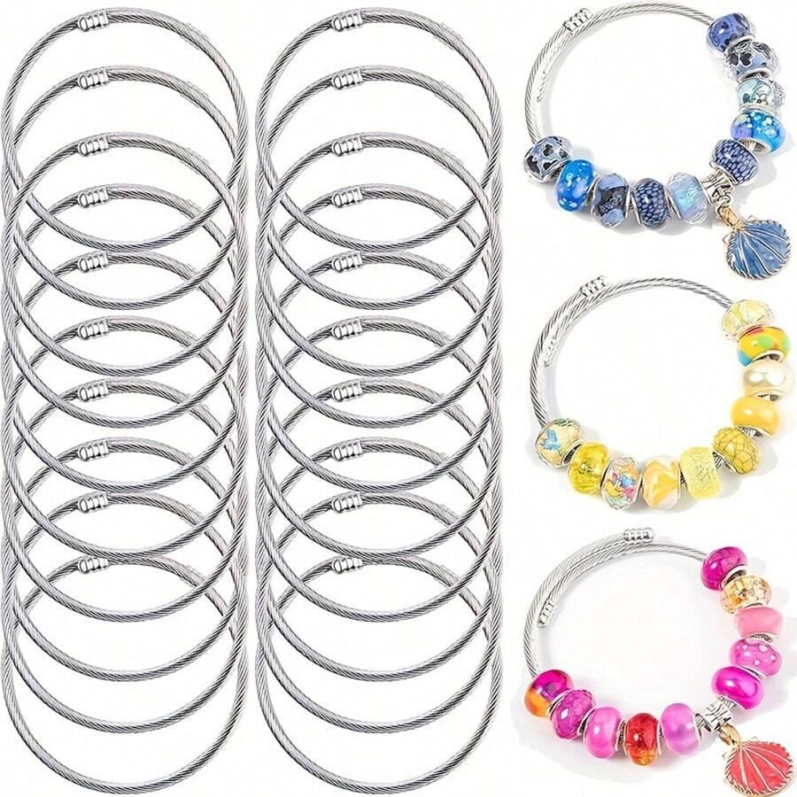 srebrna bransoletka 3-pack