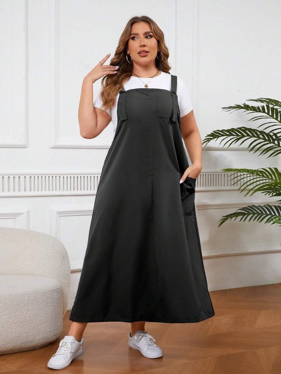 czarna maxi sukienka