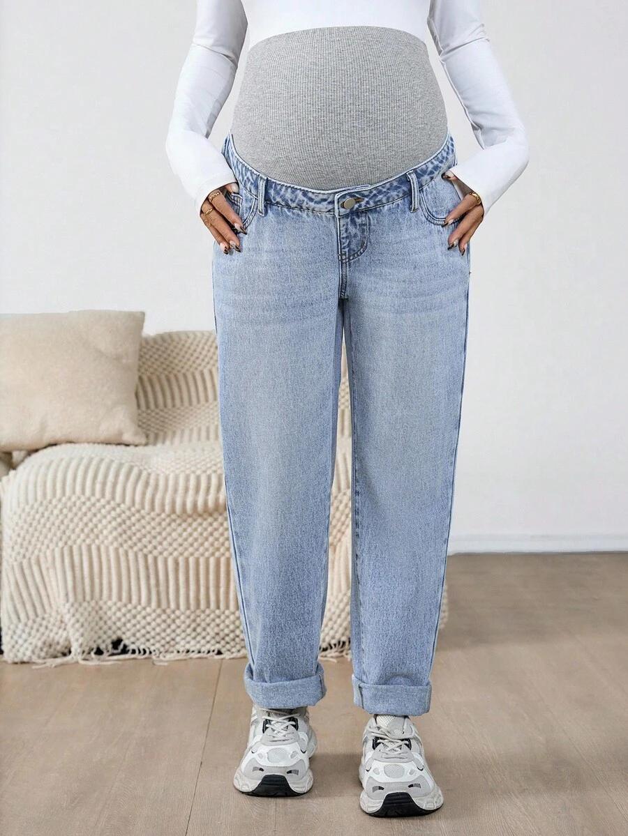 NIEBIESKIE SPODNIE JEANS