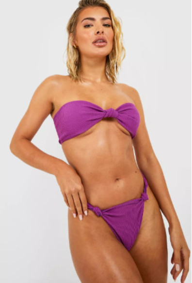 fioletowy dół od bikini