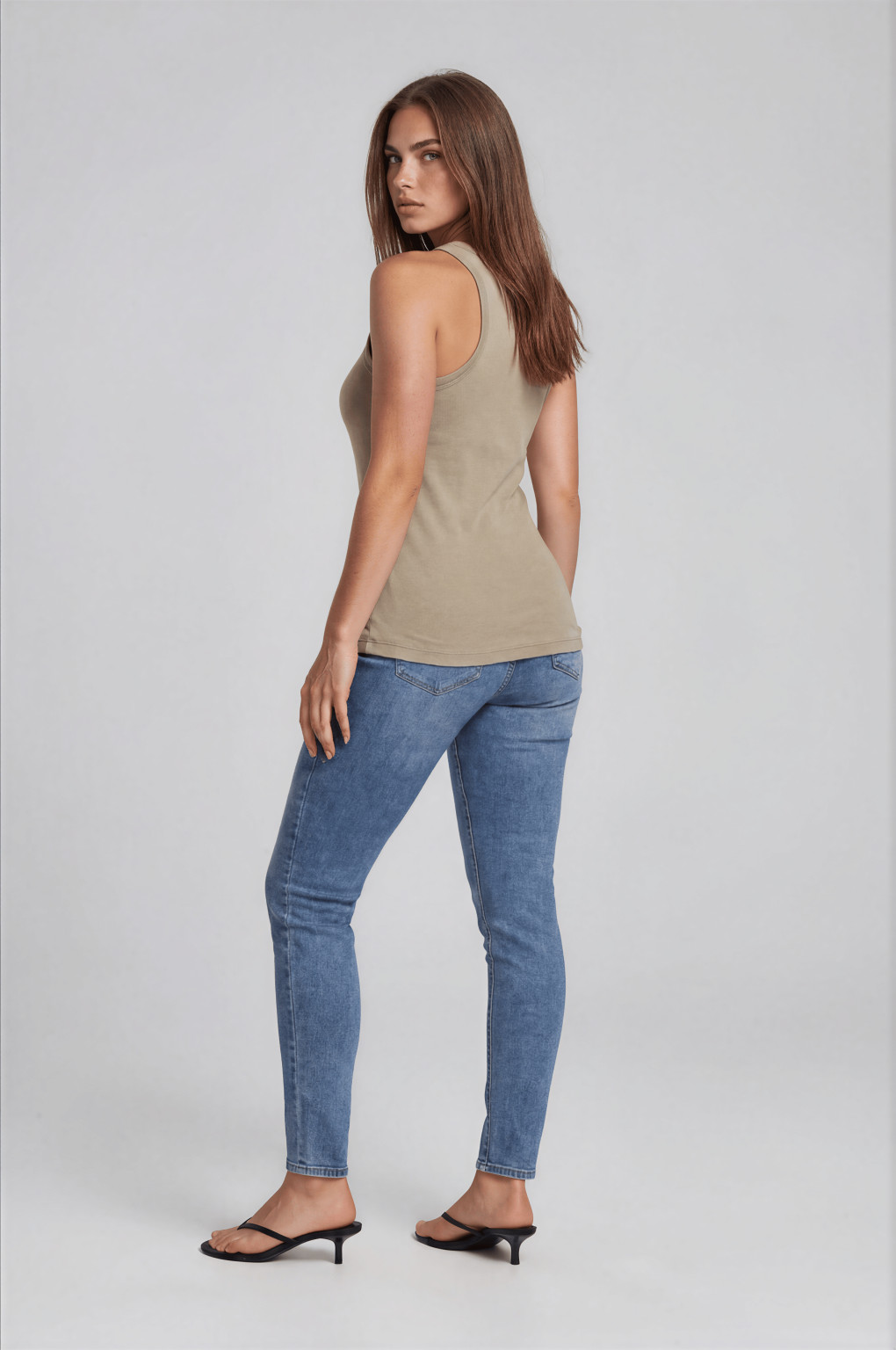 spodnie rurki jeans