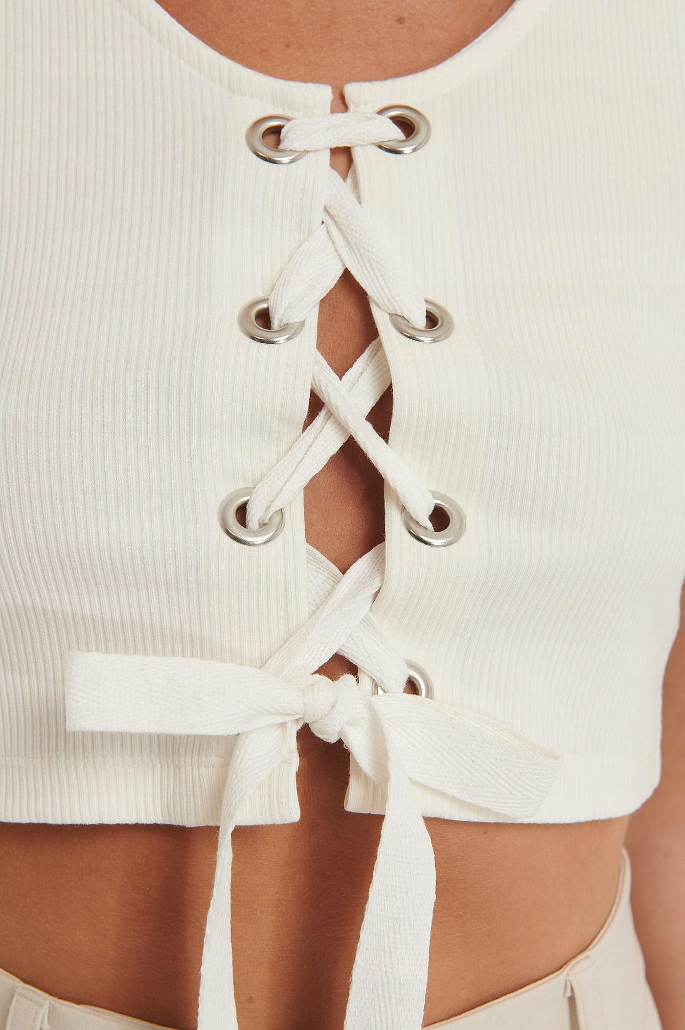 CROP TOP WIĄZANIE